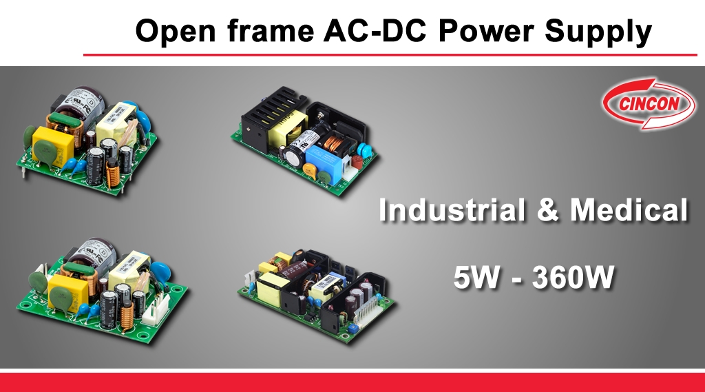 Cincon_openframe_ac_dc_power_supply